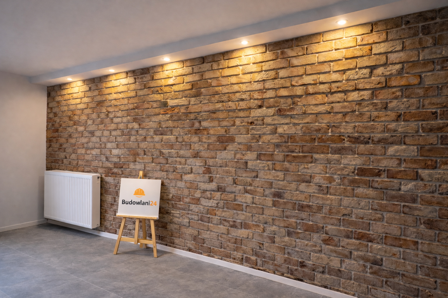 Ściana z cegły